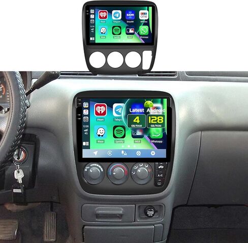 2+64G Android 13 Car Stereo for 2004-2012 BMW X3 E83 Radio with Wireless Carplay Android Auto Mirror Link, 9’ Touchscreen Radio WiFi/GPS/FM/RDS/Bluetooth/SWC Backup Camera Mic in Kuwait