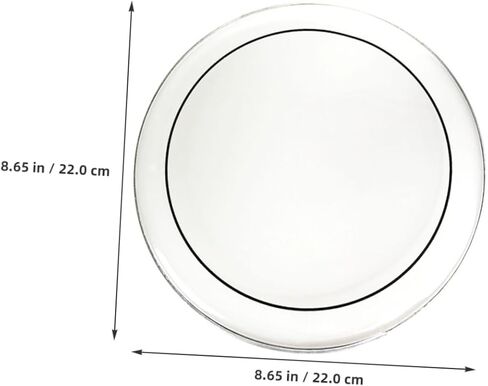 UPKOCH Double Drum Cover Transparent Skin for Drums Lightweight Bass Reduces Overtones Easy to Install Replacement in Saudi Arabia