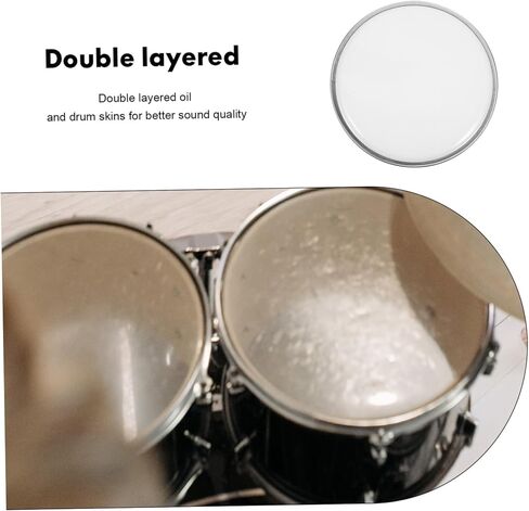 BESPORTBLE Double-Sided Drum Head Skin for Jazz Drums 6 Inch Replacement Percussion Accessory Premium PET Material for Musicians in Saudi Arabia