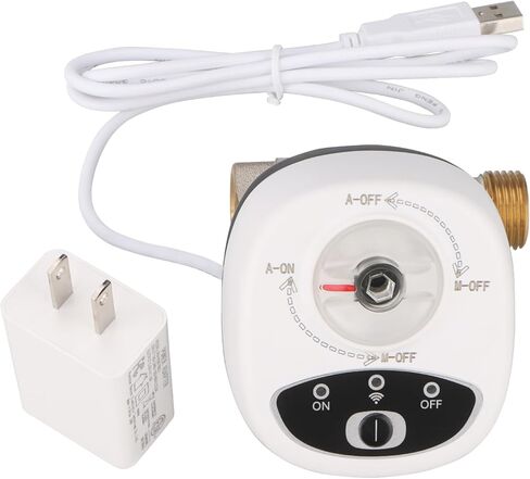 صمام Wengart الذكي، USB5VDC، تطبيق eWeLink 3/4 بوصة، 2.4 جيجا هرتز، التحكم في فتح وإغلاق صمامات المياه وصمامات الغاز الكهربائية، متوافق مع Alexa وGoogle Assistant in Kuwait