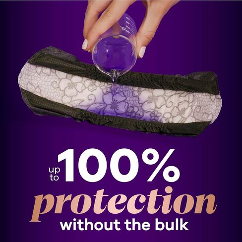 Always Discreet Boutique Adult Incontinence Bladder Leak Panty Liners for Women, Very Light Absorbency, Long Length, Up to 100% Bladder Leak Protection, 32 Count in Kuwait