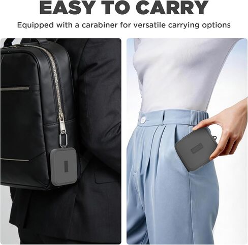 حافظة صلبة لجهاز Plaud NotePin/NotePin S (2025)، غطاء مقاوم للماء أثناء السفر متوافق مع Plaud NotePin S (2025)/ مسجل الصوت NotePin AI in Kuwait