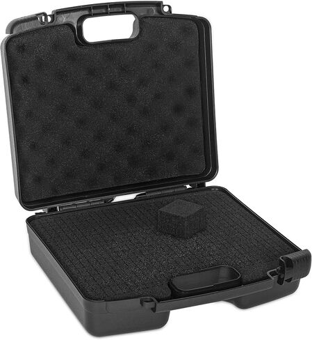 Portable Hard Case 12.2" x 9.85" x 3.77" with Customizable Diced Foam,Protects for Equipments, Electronics, Tools, Microphones, Recorder and More in Kuwait