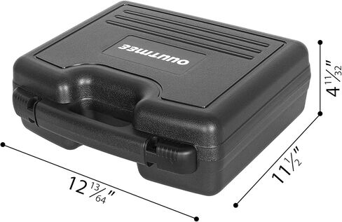 Portable Hard Case 12.2" x 9.85" x 3.77" with Customizable Diced Foam,Protects for Equipments, Electronics, Tools, Microphones, Recorder and More in Kuwait
