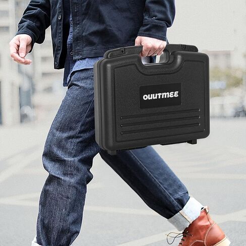 Portable Hard Case 12.2" x 9.85" x 3.77" with Customizable Diced Foam,Protects for Equipments, Electronics, Tools, Microphones, Recorder and More in Kuwait