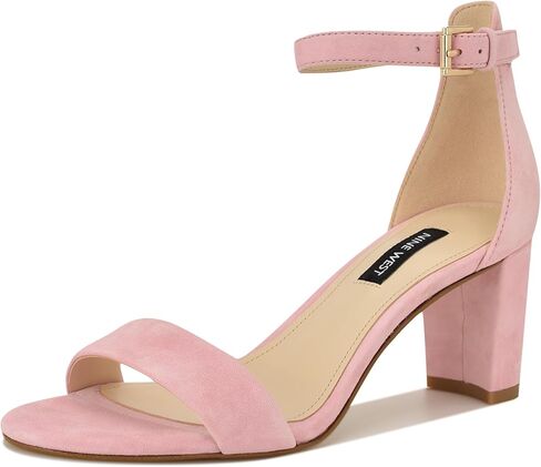 Nine West Women's Pruce Heeled Sandal, Black Patent, 5.5 in Saudi Arabia
