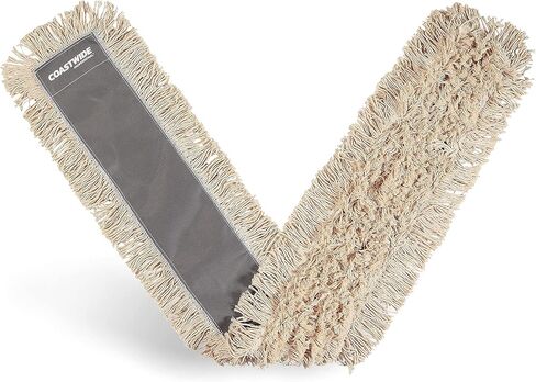 Professional Cut-End Dust Mop Head, Cotton, 60" x 5", White in Kuwait