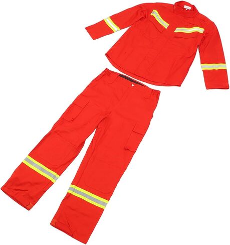 Semme Firefighter Suit Mystical/Fantasy Retardant Gear Protective Clothing with High Heat Resistance Static Features for Emergency Relief (XL (180cm)) in Saudi Arabia