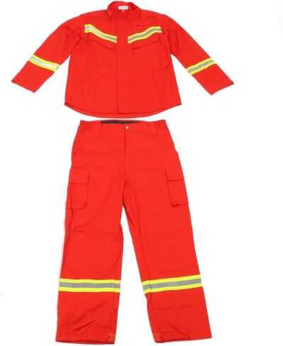 Semme Firefighter Suit Mystical/Fantasy Retardant Gear Protective Clothing with High Heat Resistance Static Features for Emergency Relief (XL (180cm)) in Saudi Arabia