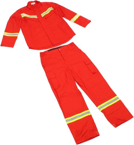 Semme Firefighter Suit Mystical/Fantasy Retardant Gear Protective Clothing with High Heat Resistance Static Features for Emergency Relief (XL (180cm)) in Saudi Arabia