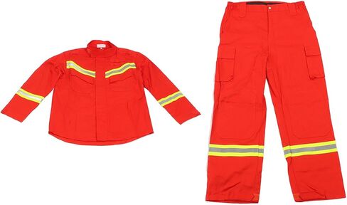 Semme Firefighter Suit Mystical/Fantasy Retardant Gear Protective Clothing with High Heat Resistance Static Features for Emergency Relief (XL (180cm)) in Saudi Arabia