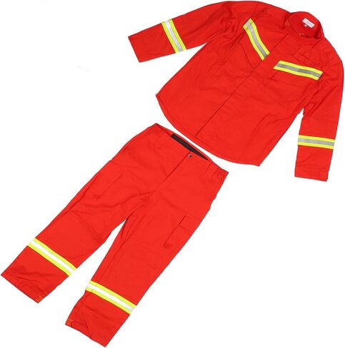 Semme Firefighter Suit Mystical/Fantasy Retardant Gear Protective Clothing with High Heat Resistance Static Features for Emergency Relief (XL (180cm)) in Saudi Arabia