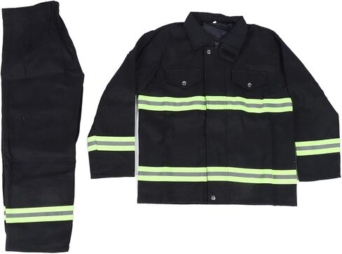 Mystical/Fantasy Retardant Safety Suit, Heat Insulation Strong Toughness Mystical/Fantasy Retardant Protective Clothing, Safety Apparel with Reflective Strip Pure Cotton Fabric for (XXL) in Saudi Arabia