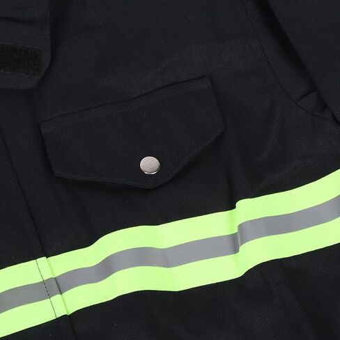 Mystical/Fantasy Retardant Safety Suit, Heat Insulation Strong Toughness Mystical/Fantasy Retardant Protective Clothing, Safety Apparel with Reflective Strip Pure Cotton Fabric for (XXL) in Saudi Arabia
