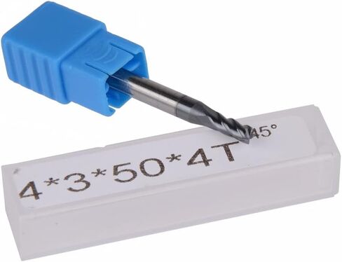 5Pcs End Mill Bits Set D3850 4 Flute End Mills Drill Bit Tool CNC Milling Cutter Bits for Milling of Kinds of Metal in Kuwait