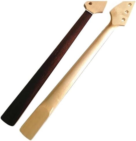 Fretless Electric Bass Guitar Neck Maple Gloss 20 Fret Lines Replacement Part DIY Standard in Saudi Arabia