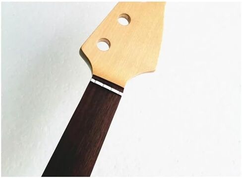 Fretless Electric Bass Guitar Neck Maple Gloss 20 Fret Lines Replacement Part DIY Standard in Saudi Arabia