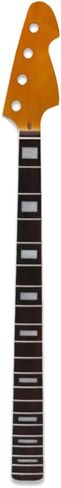 Bass Guitar Neck 20Fret 30Inch Maple Rosewood Fretboard Block Inlay Unfinished Bolt On Guitar Replace in Kuwait