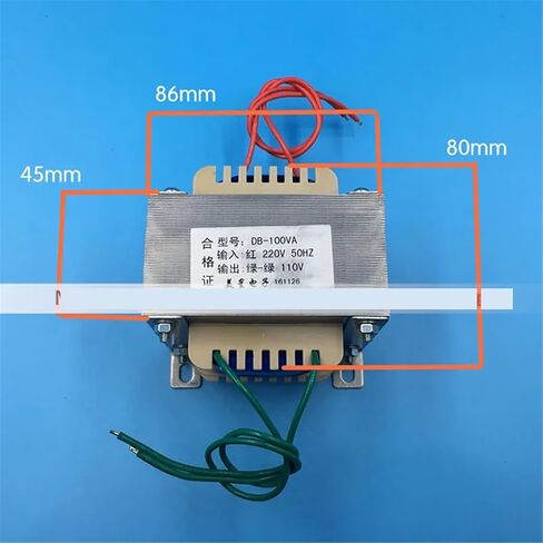 Power Transformer EI86*45 DB-100VA 100W 220V to 110V 1A Isolation Pure Copper in Kuwait