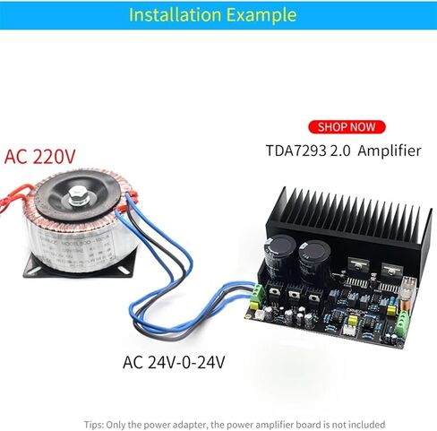 200W Toroidal Power Output Rated 200W 200VA Double AC24V Ring Copper AC220V for Amplifier in Saudi Arabia