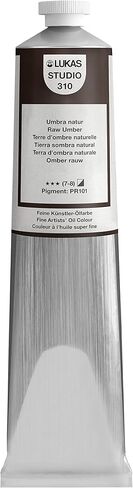 LUKAS Studio Professional Oil Color Paint High Pigment Professional Artist Paint - 37 ml Tube - Cyan Blue (Primary) in Saudi Arabia