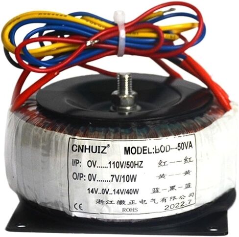 50 واط AC110 / 220 فولت حلقية 40 واط مزدوج AC14V 10 واط AC7V حلقة الطاقة 85*85 مللي متر لمضخم صوت حلقة مفرغة (AC110V) in Saudi Arabia
