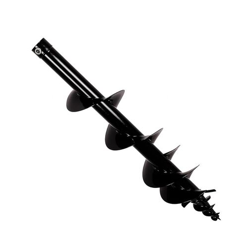 Alloy Steel Auger Drill Bit 34in, 8in Auger Rod for Hydraulic Drive Unit. 87cm Max Drilling Depth, 1.8in Connection Port. Direct Replacement for Earth Drilling, Planting, Construction. in Saudi Arabia