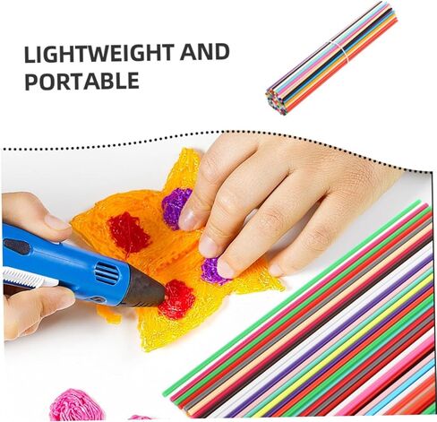 Cabilock 220Pcs Pen Refills for Multicolor Pcl Low Temperature Safe Reusable for Home School Art Classes Compatible with Doodler in Kuwait