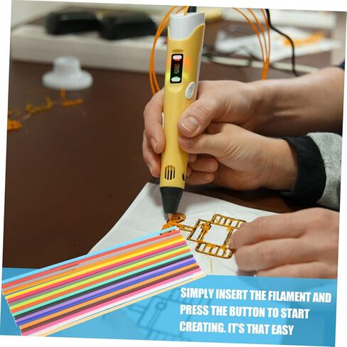 Alipis 160pcs Colorful Printing Pen Refills Low Temperature Pcl for Boy Girl Colors Compatible with Doodler for Creative Drawing and Craft Projects in Saudi Arabia
