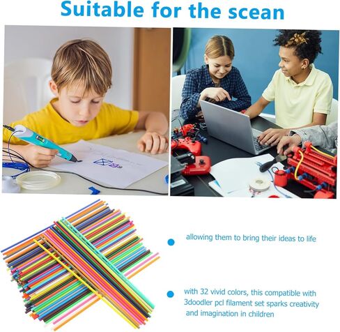 160pcs Pcl Color Refill for Doodler Printing Pen Vibrant Colors Low Temperature Safe for Boy Girl Creative Projects in Saudi Arabia