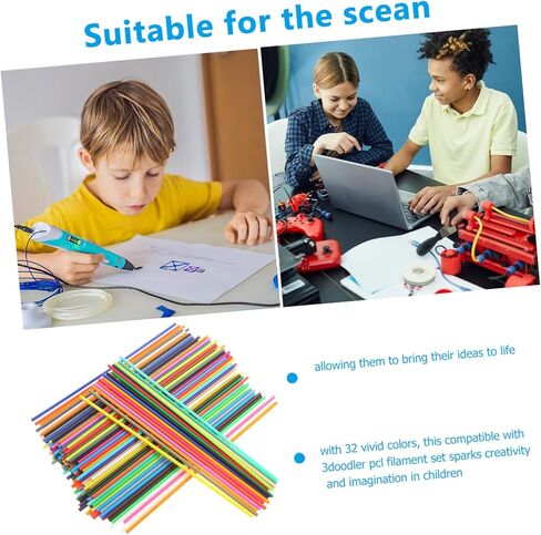 Zerodeko 160Pcs Colors Pcl Refills for Doodler Printing Pen Safe Creative Crafting for Drawing and Model Printing Lightweight and Portable Design in Kuwait