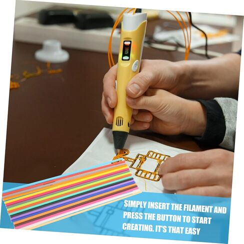 Zerodeko 160Pcs Colors Pcl Refills for Doodler Printing Pen Safe Creative Crafting for Drawing and Model Printing Lightweight and Portable Design in Kuwait