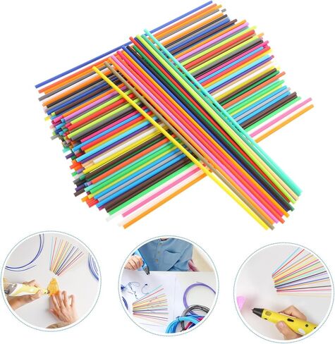Zerodeko 160Pcs Colors Pcl Refills for Doodler Printing Pen Safe Creative Crafting for Drawing and Model Printing Lightweight and Portable Design in Kuwait