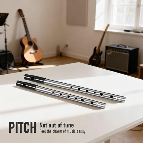 Irish Tin Whistle Key of D,Silver Sound Penny Whistle (1 Pack) in Saudi Arabia