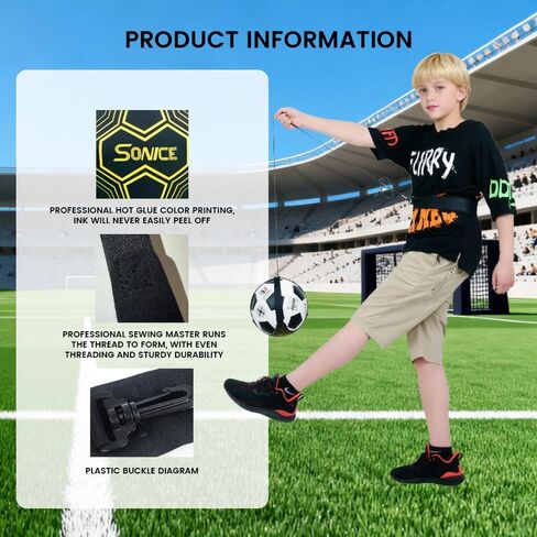 Soccer Training Strap, Adjustable Velcro Ball Control Trainer, Premium Fabric with Activity Buckle in Saudi Arabia