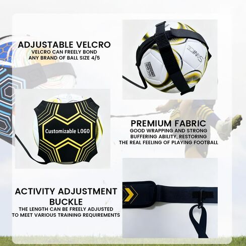 Soccer Training Strap, Adjustable Velcro Ball Control Trainer, Premium Fabric with Activity Buckle in Saudi Arabia