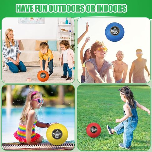 Jerify 12 Pack 8.5 Inch Playground Balls Rubber Sport Kickballs Bulk 6 Colors Inflatable Dodgeballs Bouncy Balls for Adults Indoors Outdoors Games Gym Exercise(Bright Colors) in Saudi Arabia