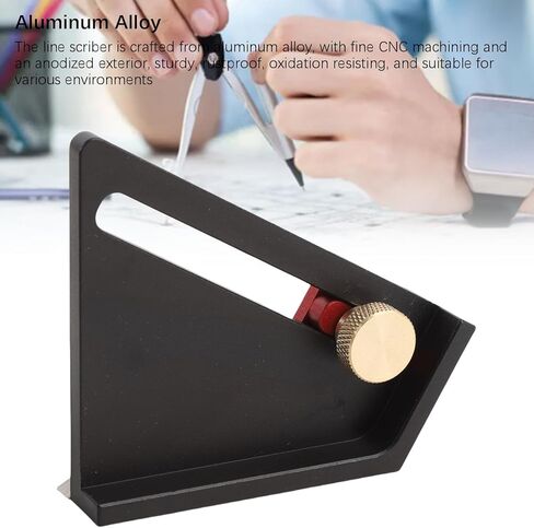 Woodworking Height Gauges Depth Measurement Tools, 1/2 Center Line Scriber Table Saw Height Gauges, Height Gauges Depth Measuring Ruler for Table Saw Router Drill Press in Saudi Arabia