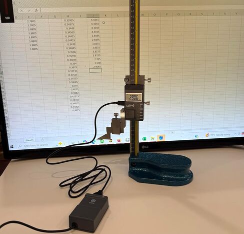 iGAGING 12"/300mm Electronic Digital Height Gage, Absolute Reading, in/mm/Fractional Reading, IP54 Protective Rating, #35-630 in Saudi Arabia