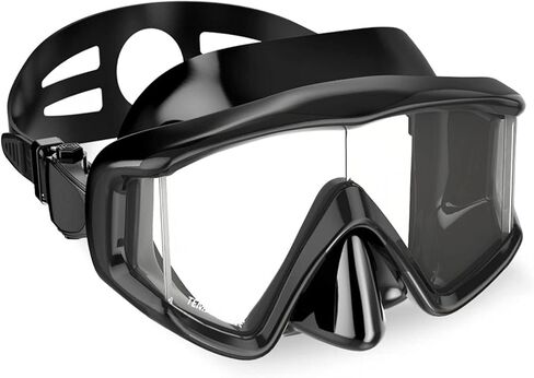 Diving Mask Snorkeling Gear Kids Adult Snorkel Mask Dive Goggles Silicone Swim Glasses with Nose Cover for Scuba Freediving Spearfishing in Saudi Arabia