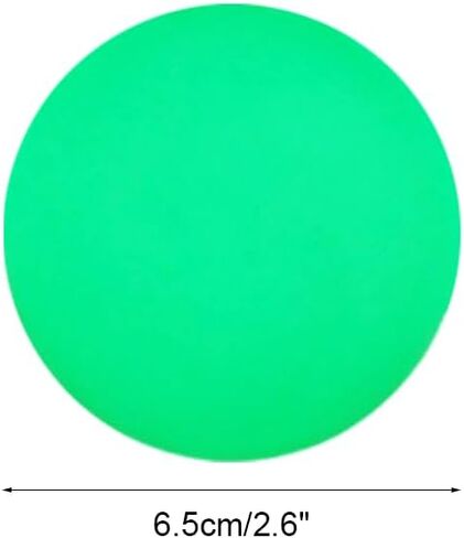 DONGKER Glow in The Dark Lacrosse Ball,6 PCS Luminous Night Sports Balls for Indoor Outdoor Sports Present in Saudi Arabia
