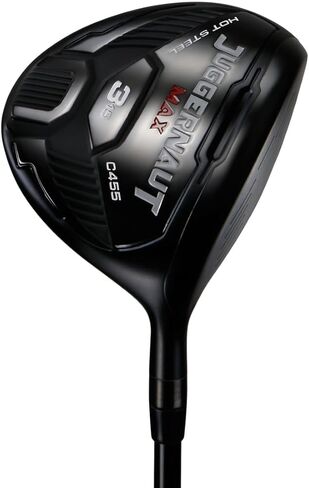 Juggernaut Max Fairway Woods للرجال باليد اليمنى، فولاذ Maraging عالي الارتفاع للوجه الضحل، يتضمن غطاء الرأس in Kuwait