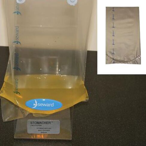 Seward Laboratory 030020120 Stomacher 400 Circulator Standard Bag, 1 mm Height, 305 mm Wide, 177 mm Length, 400 mL, LDPE (Pack of 500) in Saudi Arabia
