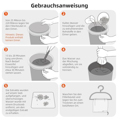 Spider Farmer 5-Pack All Mesh Filter Bags,5 Gallon Reusable Washable Mesh Bags with Filter Screen and Storage Pouch for Hydroponics,Gardening in Kuwait