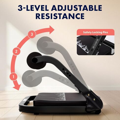 Squatz Ab Machine for Stomach Workout – Core & Sit-Up Exercise Equipment with 3 Resistance Levels for Home Gym, Adjustable Ab Trainer for Full-Body Workout with Automatic Rebound, 350 lbs Capacity in Saudi Arabia