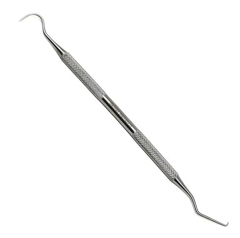 Dental Tartar Scraper Tool Double Ended Explorer Probe #5 Plaque Remover Stainless Steel Reusable Tooth Pick Suitable for Personal Use & Pet Oral Hygiene Care (5) in Saudi Arabia