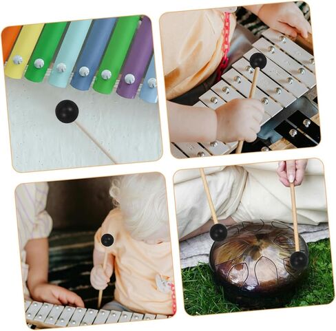 SUPVOX 8pcs Rubber Drumstick for Ethereal Drums Xylophones and Other Percussion Instruments Soft and for Practice and Performance in Saudi Arabia