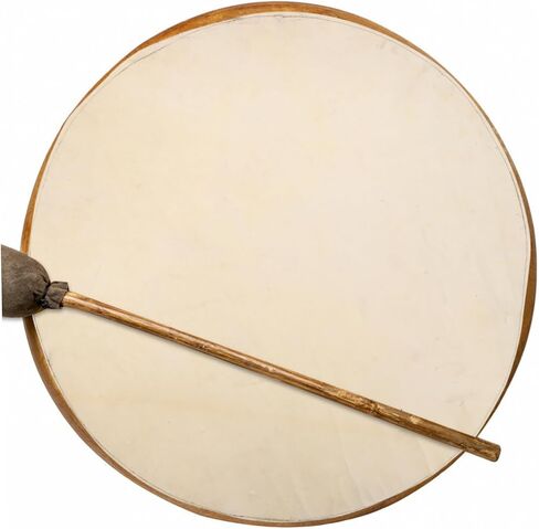 TOYANDONA Leather Drumheads Goat Skin Cover for African Drums Djembe Replacement Drum Heads Handmade in Saudi Arabia