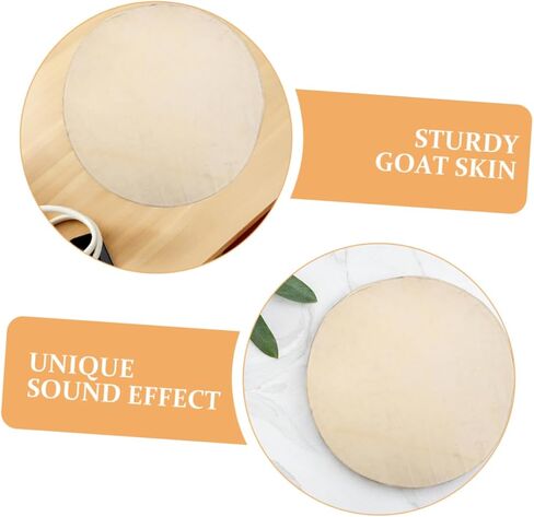 BESTonZON Goat Skin Drum for Djembe and African Drums Tear Resistant Replacement Skin Easy to Install for Music Instrument Maintenance in Saudi Arabia