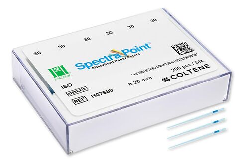 Coltene Whaledent H07680 SpectraPoint Absorbent Paper Points #30 Blue 200/Bx in Saudi Arabia